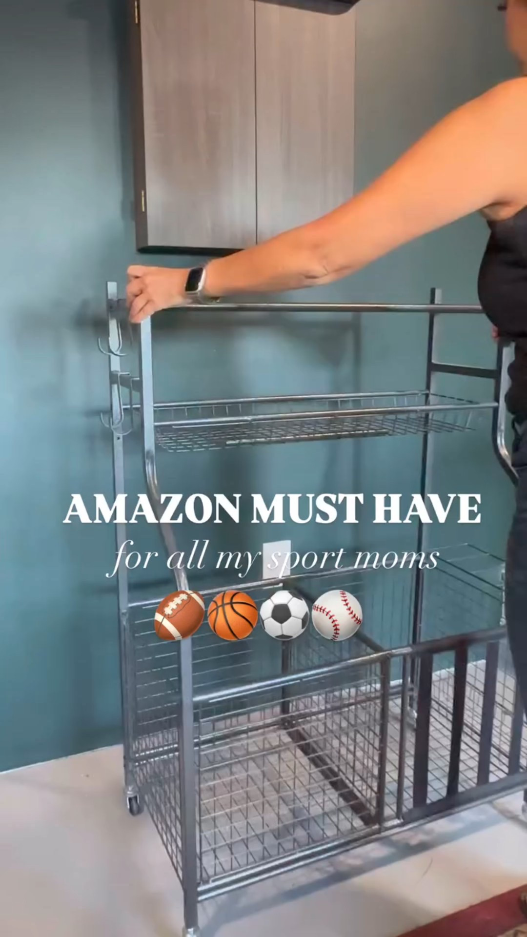 AMAZON ORGANIZER and it’s on SALE

Calling all sports moms - are you tired of your kids always asking you -MOM where is my bat, where is my glove, where is my ball! Well I got you covered. 

With baseball season in full swing and kids in multiple sports this equipment organizer is a game changer! 

It will also work great outdoors to organize all of the outdoor toys.

It has wheels so you can just easily move it to the garage or outside depending on what you are using it for.
.
#amazonhack #amazonhomefind #baseballmom #footballmom #sportsmom #garageorganization
#outdoortoystorage #outdoorstorage #garageorganization #outdoororganization 