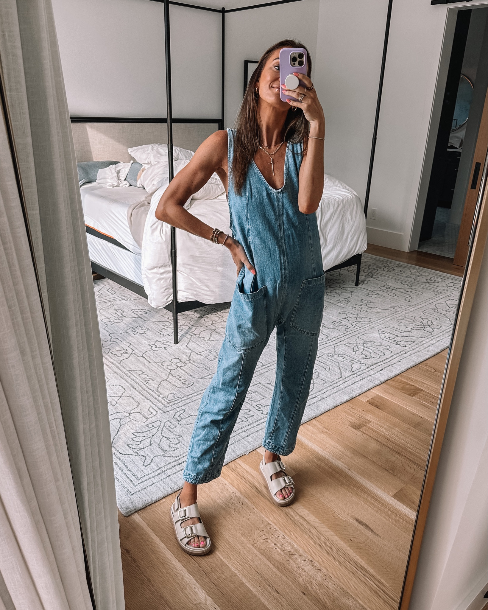 Violet Buckle Jumpsuit - Green curated on LTK