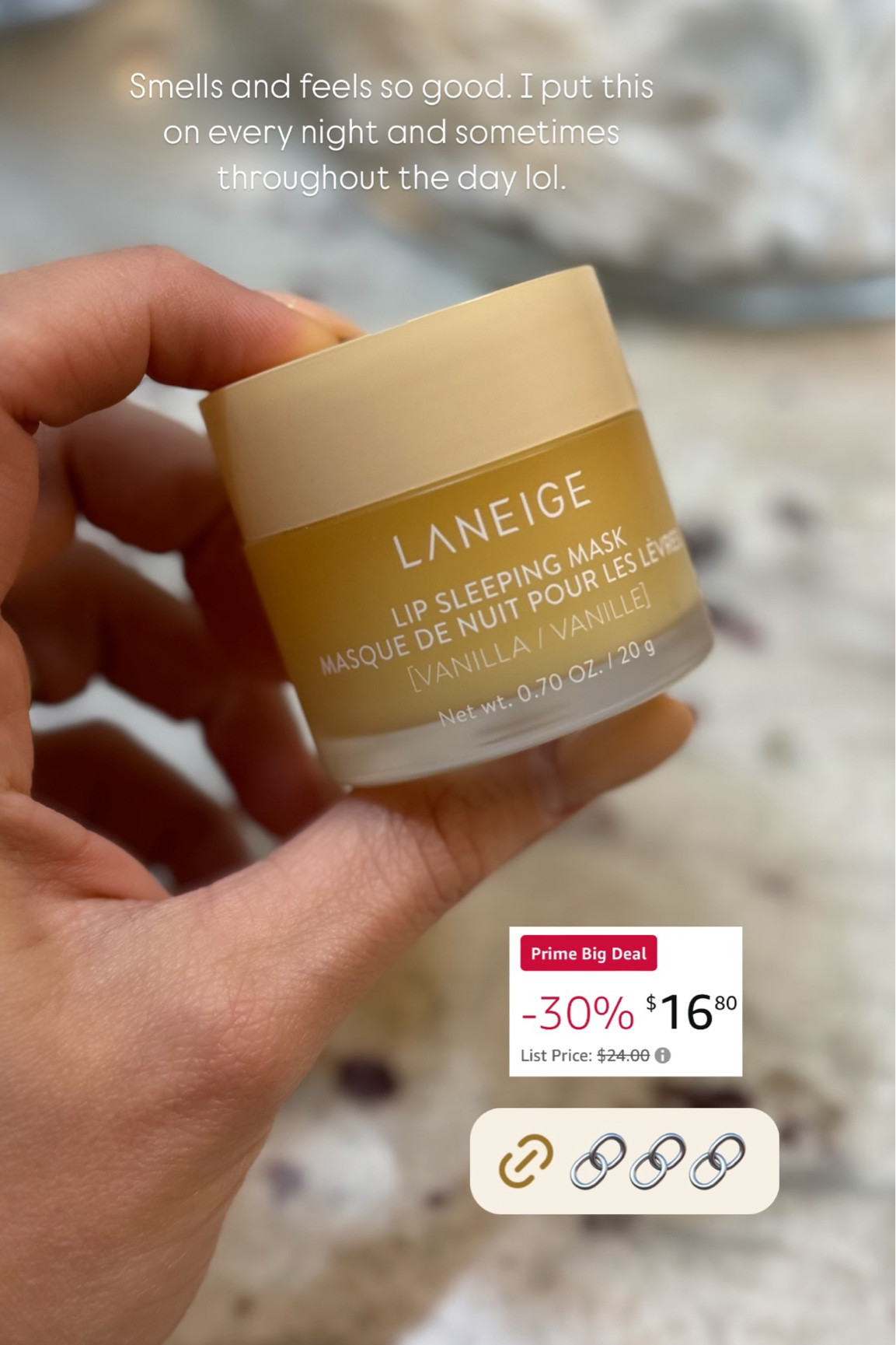 Smells and feels so good. I put this on every night and sometimes throughout the day lol.