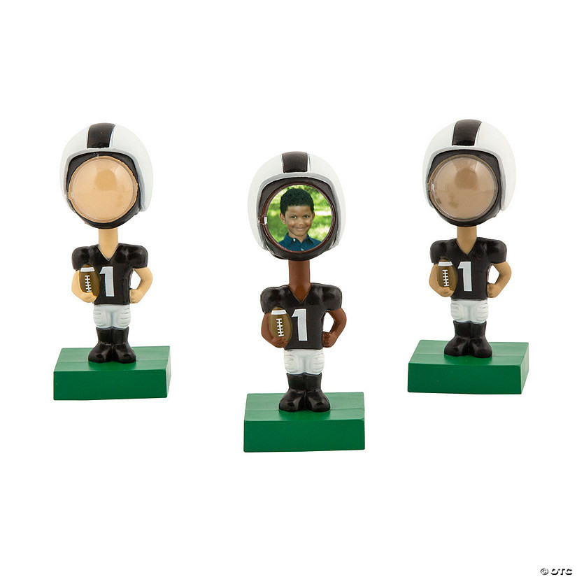 1 3/4" x 4" Bobblehead Football Player Plastic Picture Holders – 12 Pc. | Oriental Trading Company