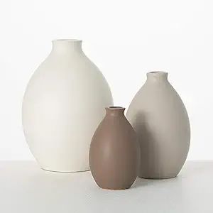 Sullivans Multicolored Ceramic Flower Vase, Modern Home Decor, Vases for Flowers, Vases for Cente... | Amazon (US)