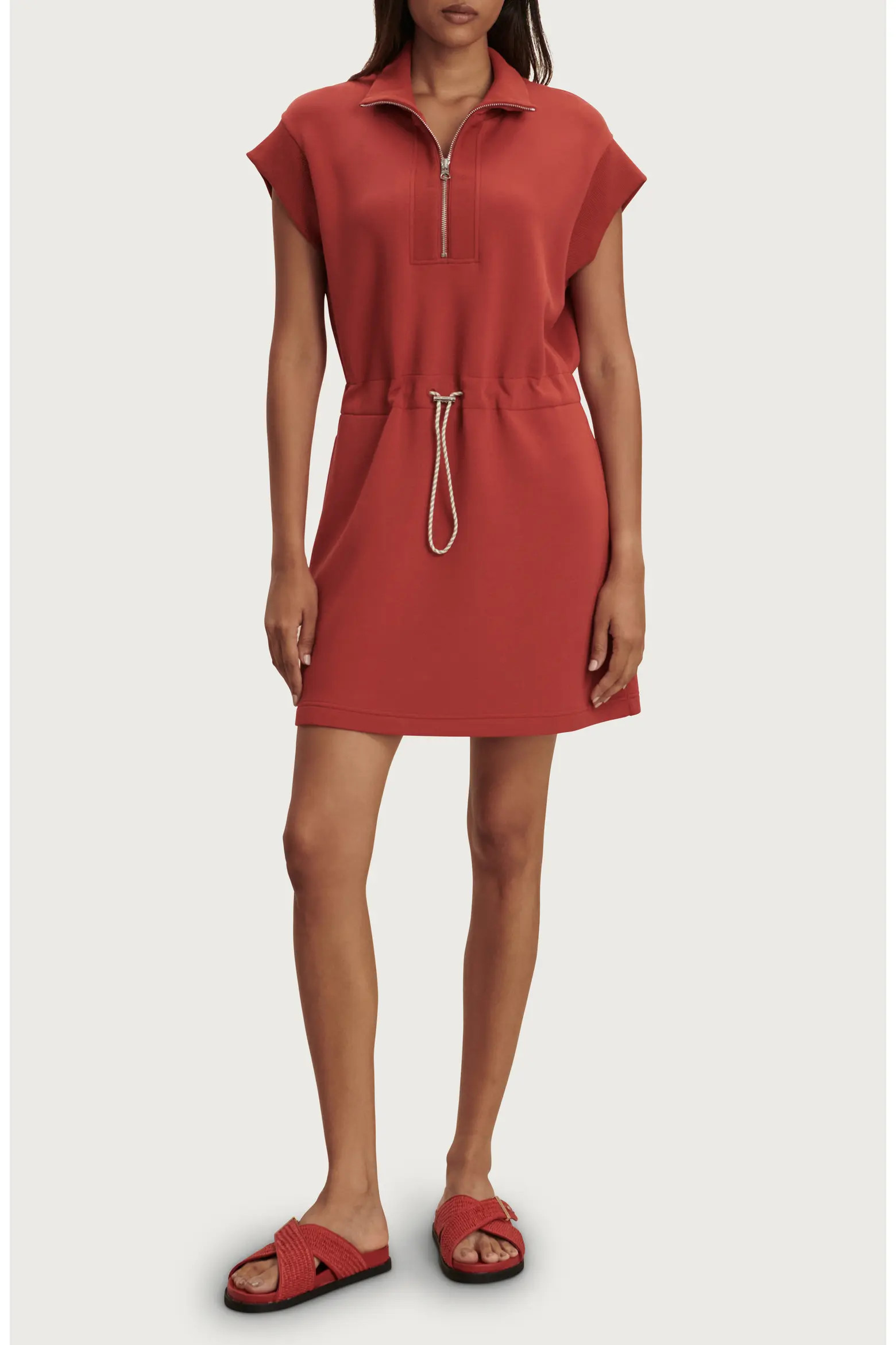Varley Avaya Half-Zip Minidress (Women) | Nordstrom | Nordstrom