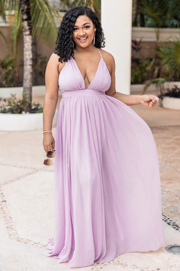 It All Begins With Love Lilac Maxi Dress | Pink Lily