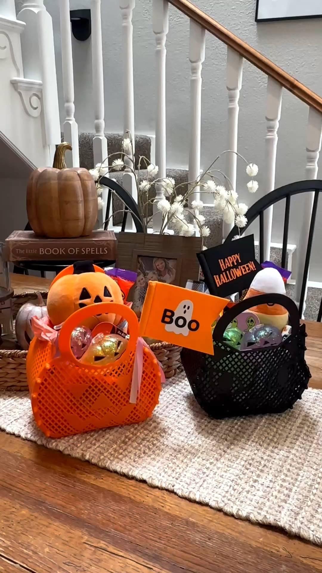A boo basket idea for the kids! I love these totes. They are so perfect for Halloween. I filled these with a few seasonal gifts & treats. Affordable & so spooky fun! Join me for more gift ideas 🖤🎃👻🤎￼￼

#LTKSeasonal #LTKKids #LTKHome