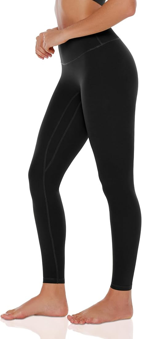 ENERBLOOM Workout Yoga Leggings for Women High Waisted Compression Pants 28''Cream Feeling Tight ... | Amazon (US)