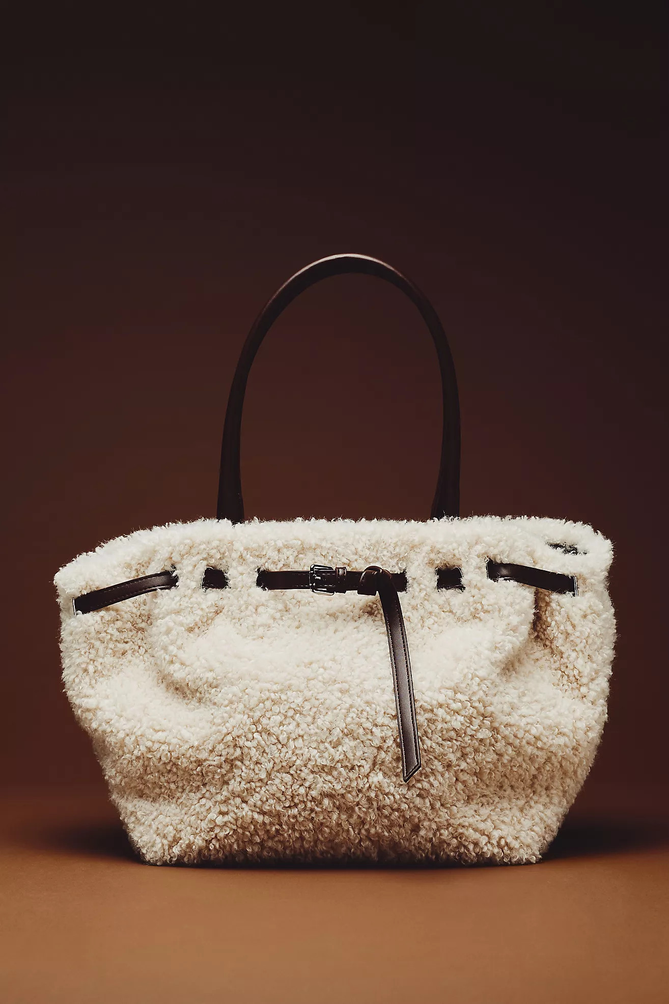 By Anthropologie Belted Sherpa Tote Bag | Anthropologie (US)