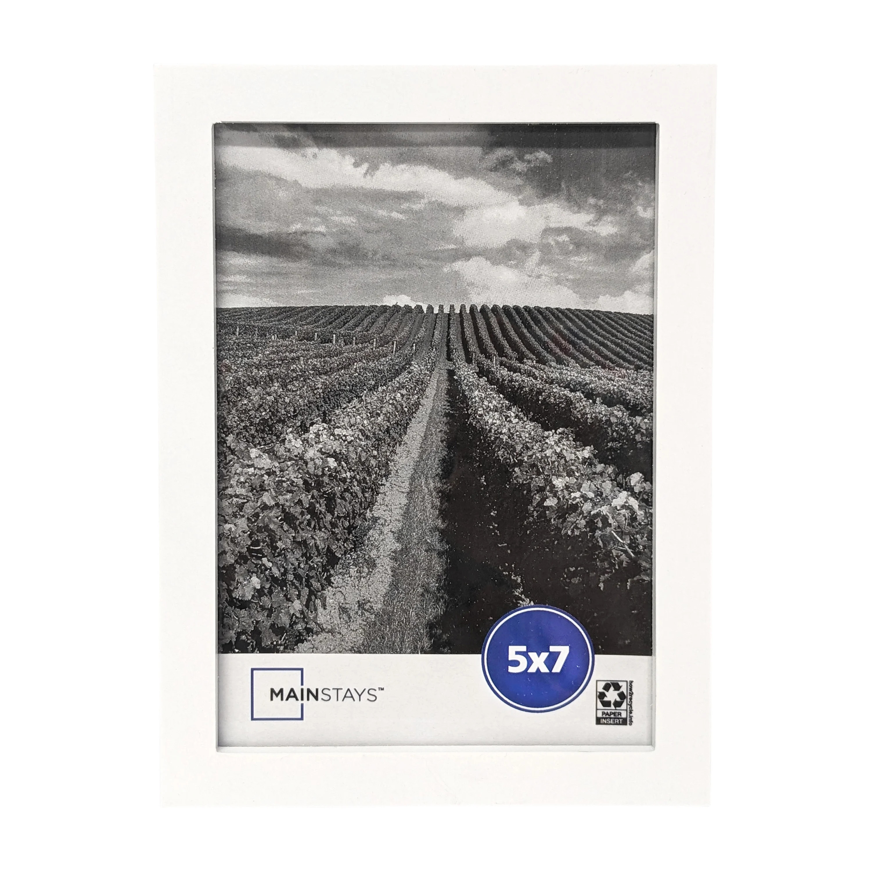 Mainstays 5x7 Linear Picture Frame, White | Walmart (US)