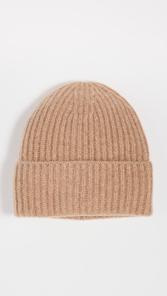 White + Warren Cashmere Luxe Ribbed Beanie | Shopbop | Shopbop