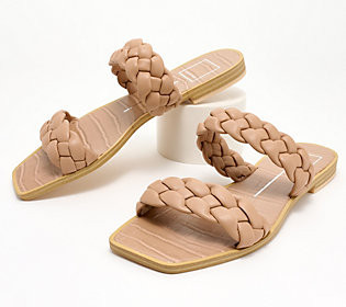 As Is Dolce Vita Double Braided Strap Sandals - Indy | QVC