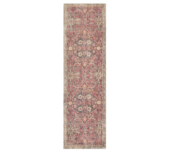Julianne Hand Tufted Rug, 2.5 x 9', Warm Multi | Pottery Barn (US)