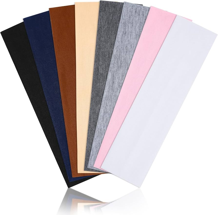 8 Pack Headbands for Women, Elastic Soft Hair Bands Non Slip Women's Fashion Headbands for Daily ... | Amazon (US)
