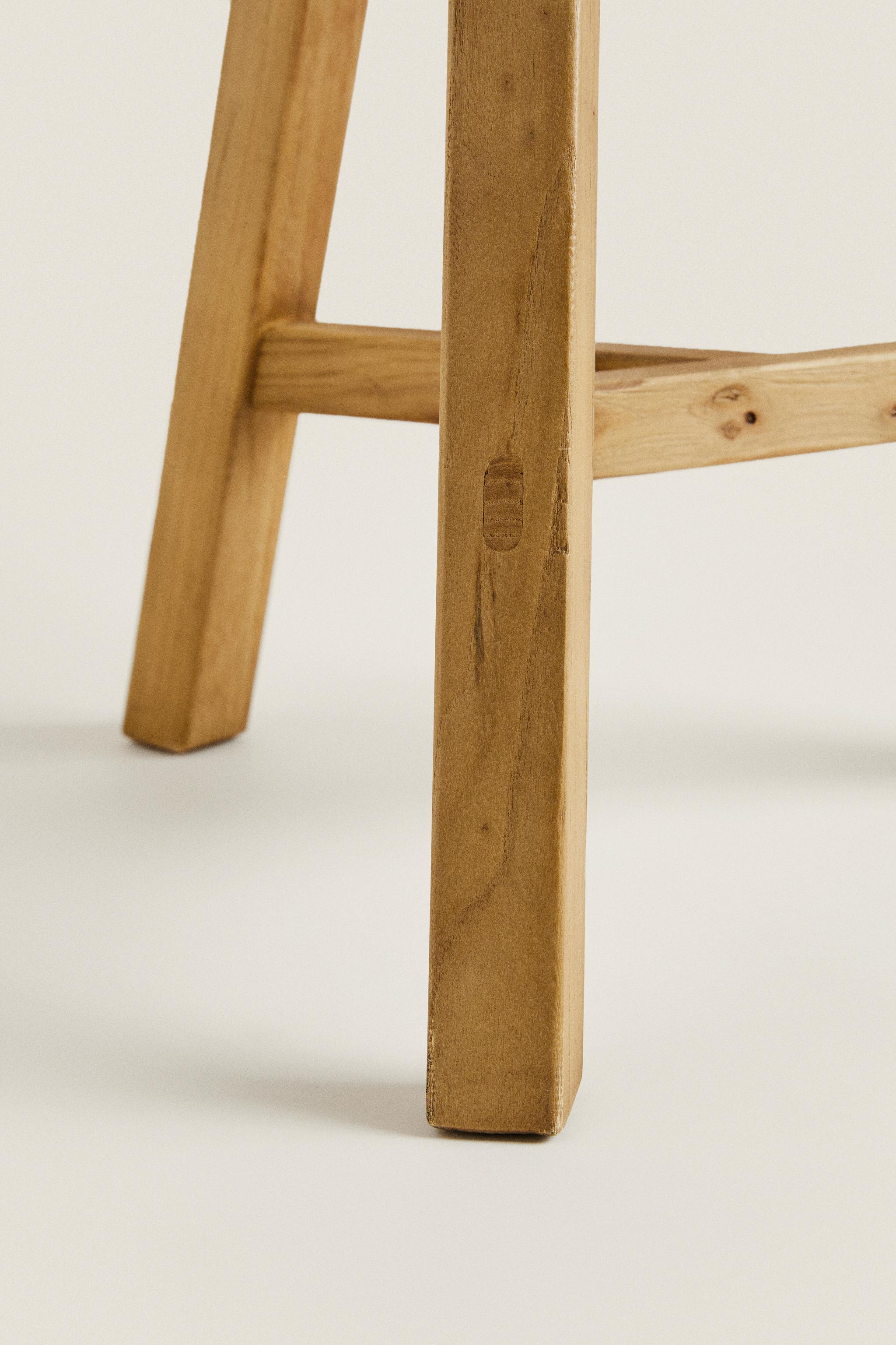 ELM WOOD STOOL | Zara US