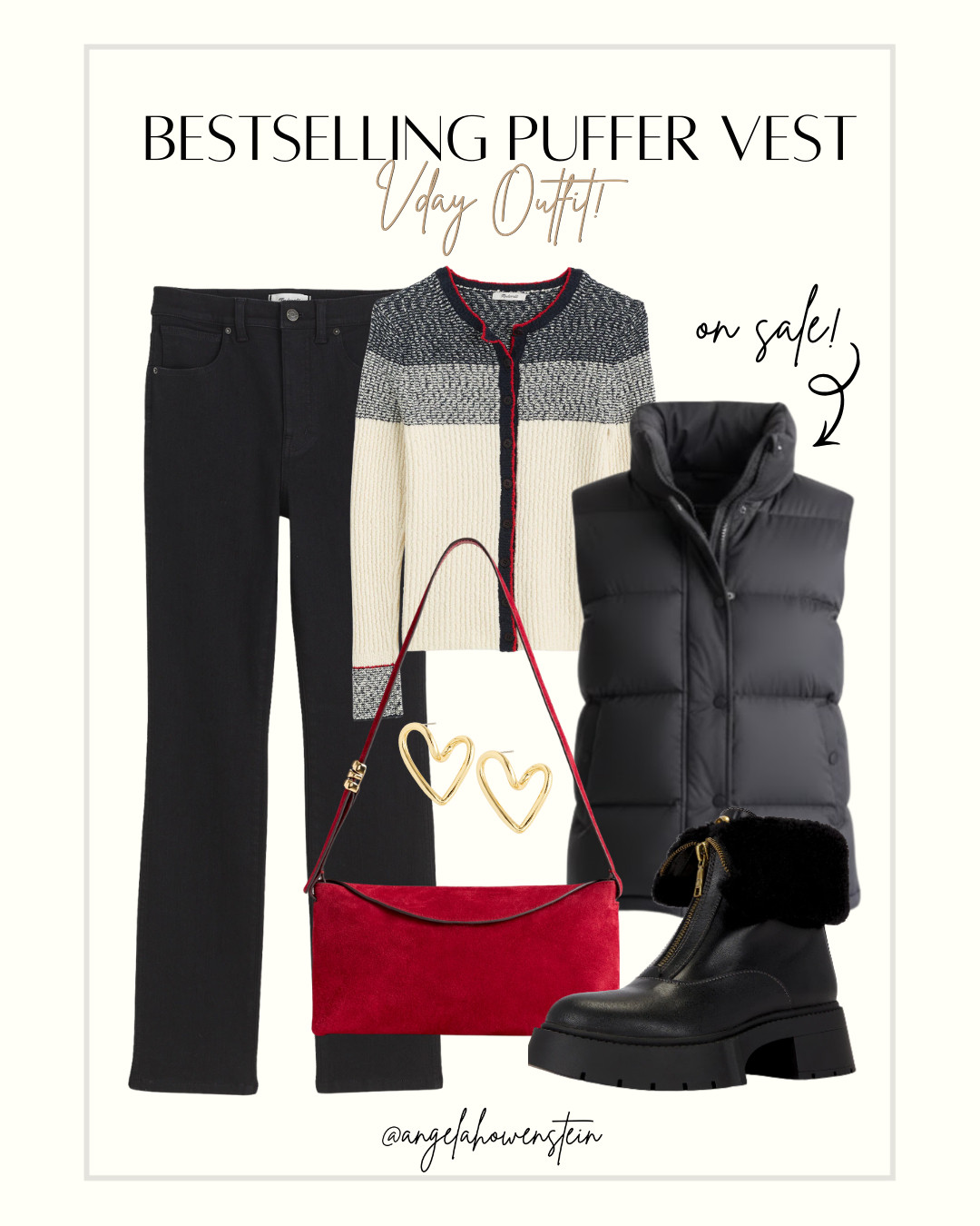 A polished cold-weather look featuring the bestselling puffer vest—now on sale. Practical, refined, and easy to layer.

#LTKStyle #Bestseller #OnSale #PufferVest #EverydayLayers #CasualChic #WardrobeEssential
 

 #LTKValentine #LTKootd #LTKBeauty