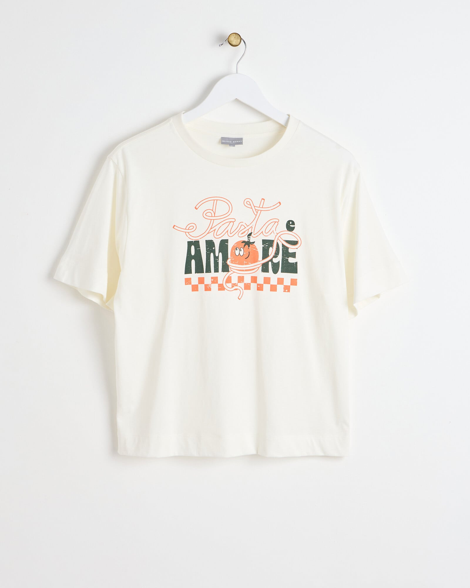 Pasta Amore White Graphic T-Shirt | Oliver Bonas US | Oliver Bonas (Global)