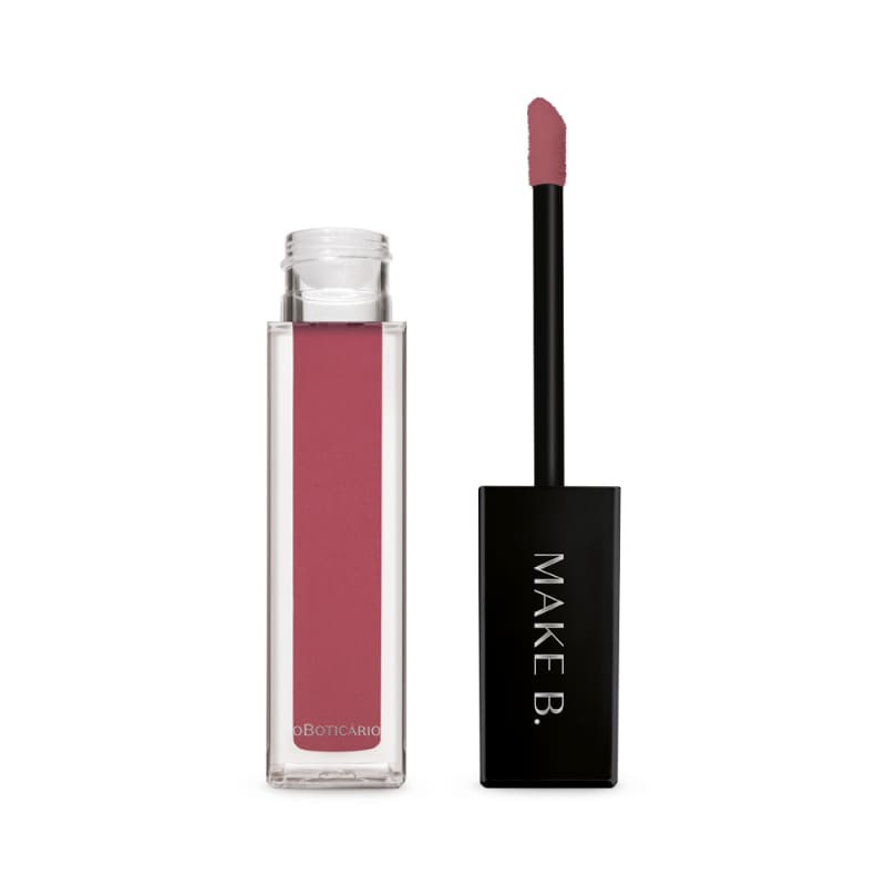 Batom Líquido Mate Rosa Exotic Rose Make B. 5ml | oBoticario (BR)