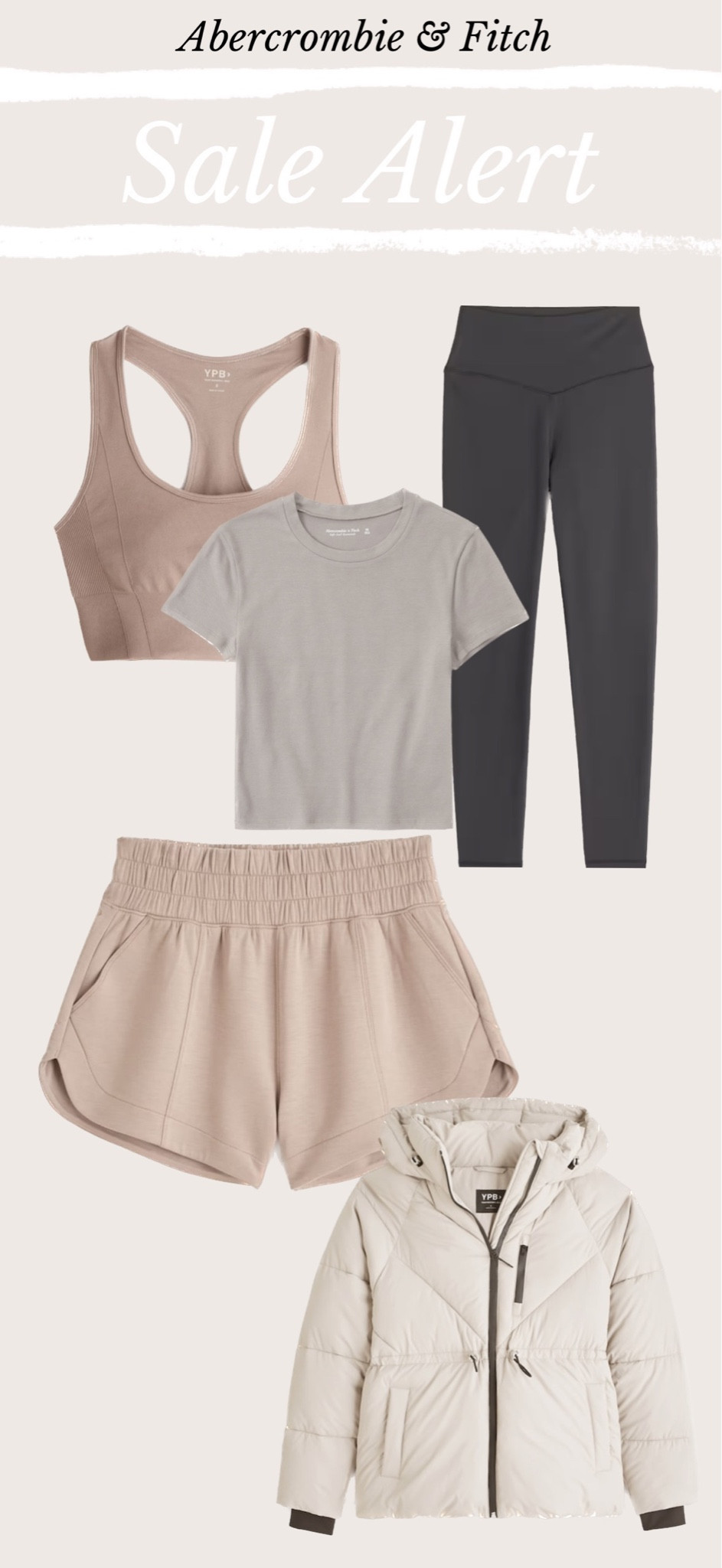 Some of my fav neutral pieces from the #abercrombiesale // active wear, leggings, basics, and outerwear on sale now

#LTKSale #LTKsalealert #LTKfit