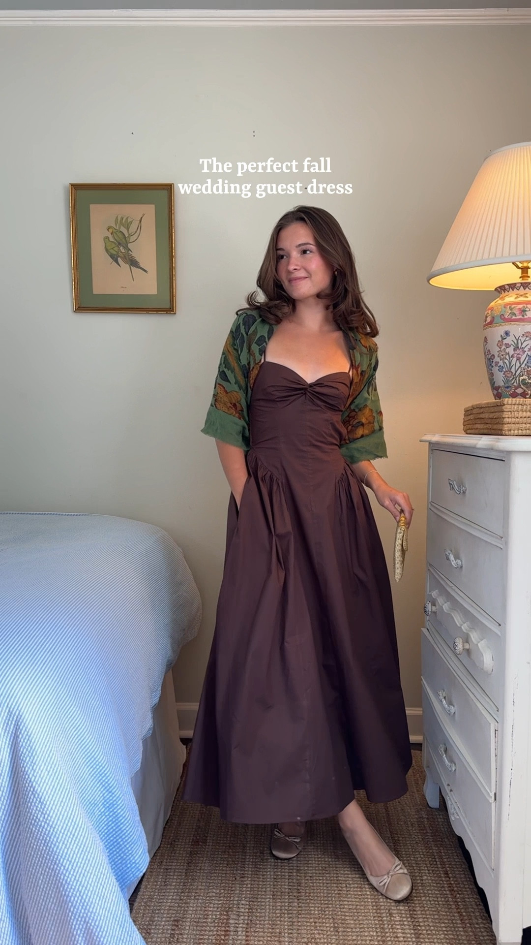 Wearing an xs, which is my usual and I’d say this dress is definitely TTS! I’m 5’2” 🤍 #fall #weddingguestdress #fallweddingguest #fallweddingdress #browndress #falldress fall wedding guest dressses

#LTKSeasonal #LTKWedding #LTKStyleTip