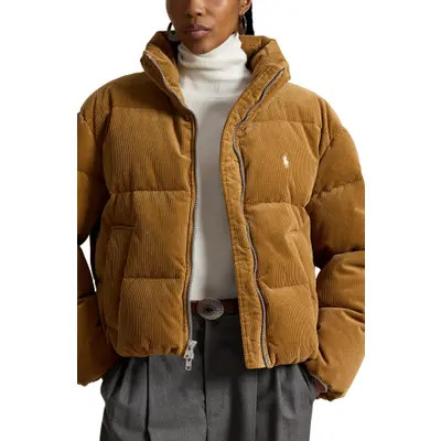 Down Corduroy Puffer Jacket | Nordstrom
