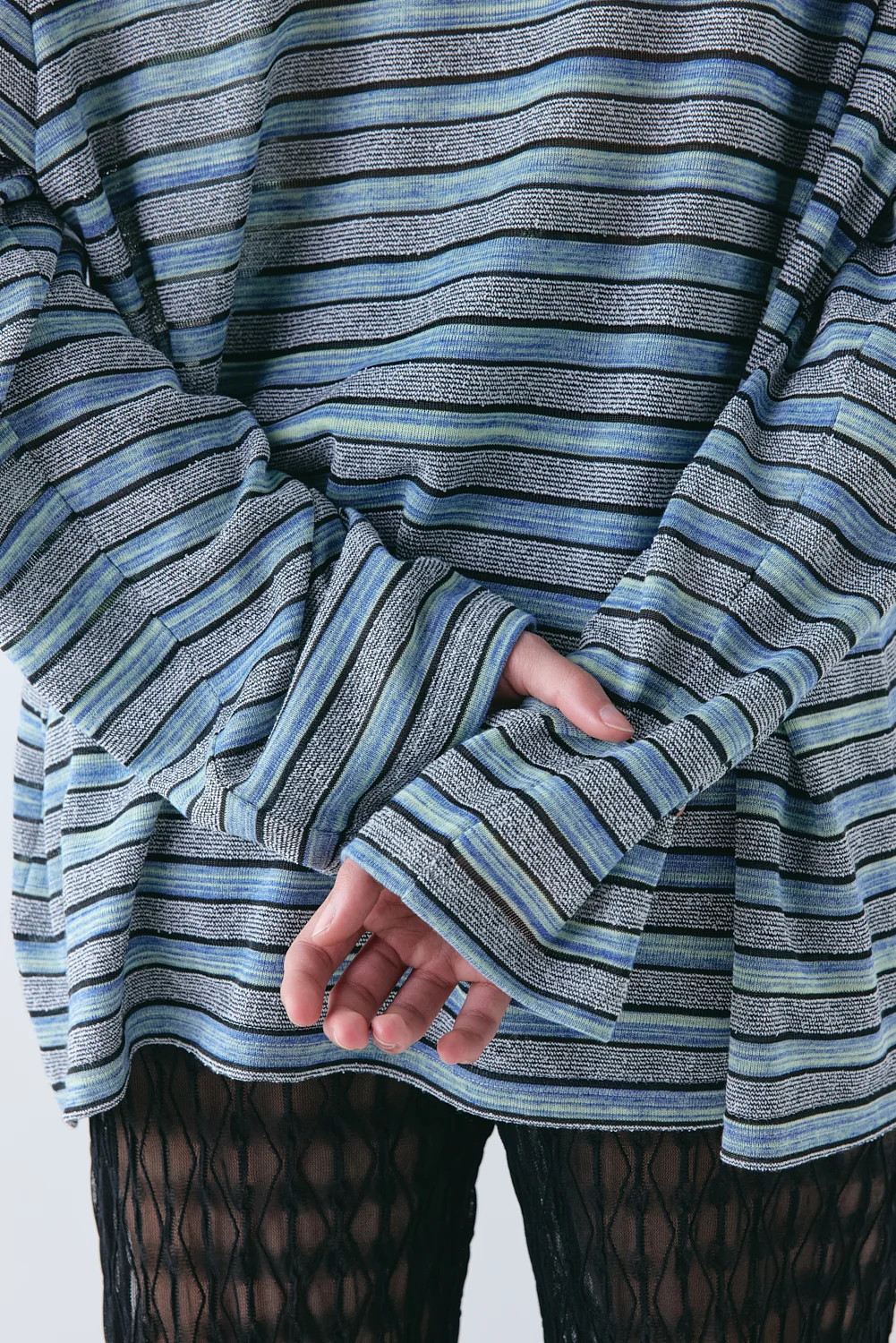Willow Long Sleeve Tee Blue Stripe | VRG Grl