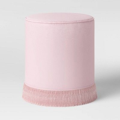 Small Fringe Ottoman Pink - Opalhouse™ | Target
