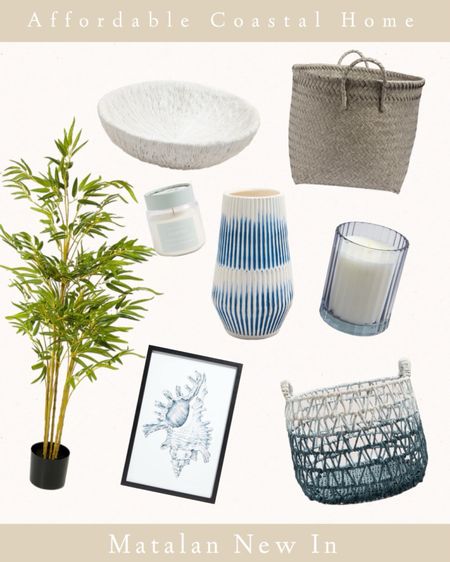 New in Affordable Coastal Home Finds! #matalanhome #matalanhaul #coastalhome 

#LTKhome