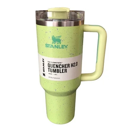 STANLEY 30 oz Stainless Steel H2.0 Flowstate Quencher Tumbler (Citron Speckle) | Walmart (US)