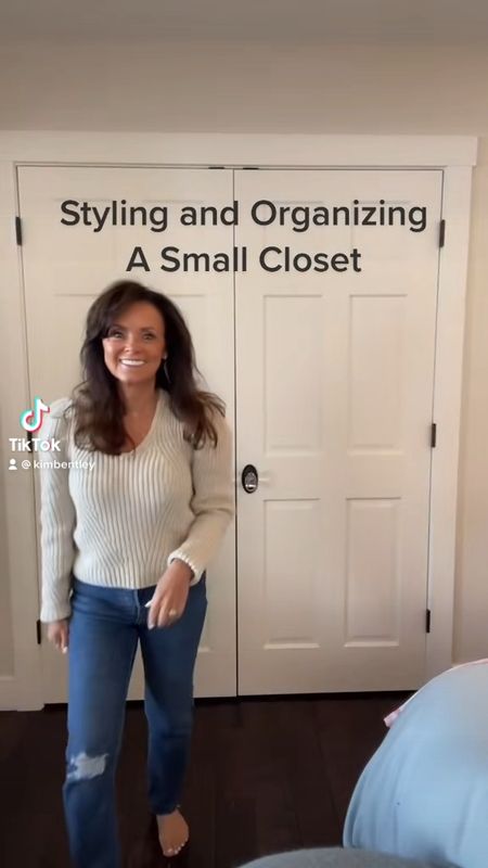 How to style and organize a small closet! This video features the adjustable closet organizing system, baskets, and more. 
kimbentley home decor, home organization, bedroom decor

#LTKVideo #LTKhome #LTKxTarget