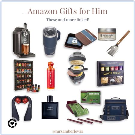 Amazon gifts for him, pulled from my Amazon Storefront! Tons more linked there, link can be found in my Instagram bio. 🌲🎅🏻

#LTKHoliday #LTKmens #LTKGiftGuide