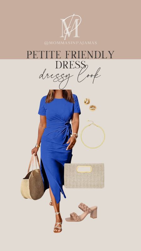 You can style this dress in many ways. This is a great dressy look for any occasion! The dress is big bust and petite friendly approved! petite friendly dress, big bust friendly dress, spring dresses, wedding guest dresses, baby shower look

#LTKwedding #LTKparties #LTKstyletip