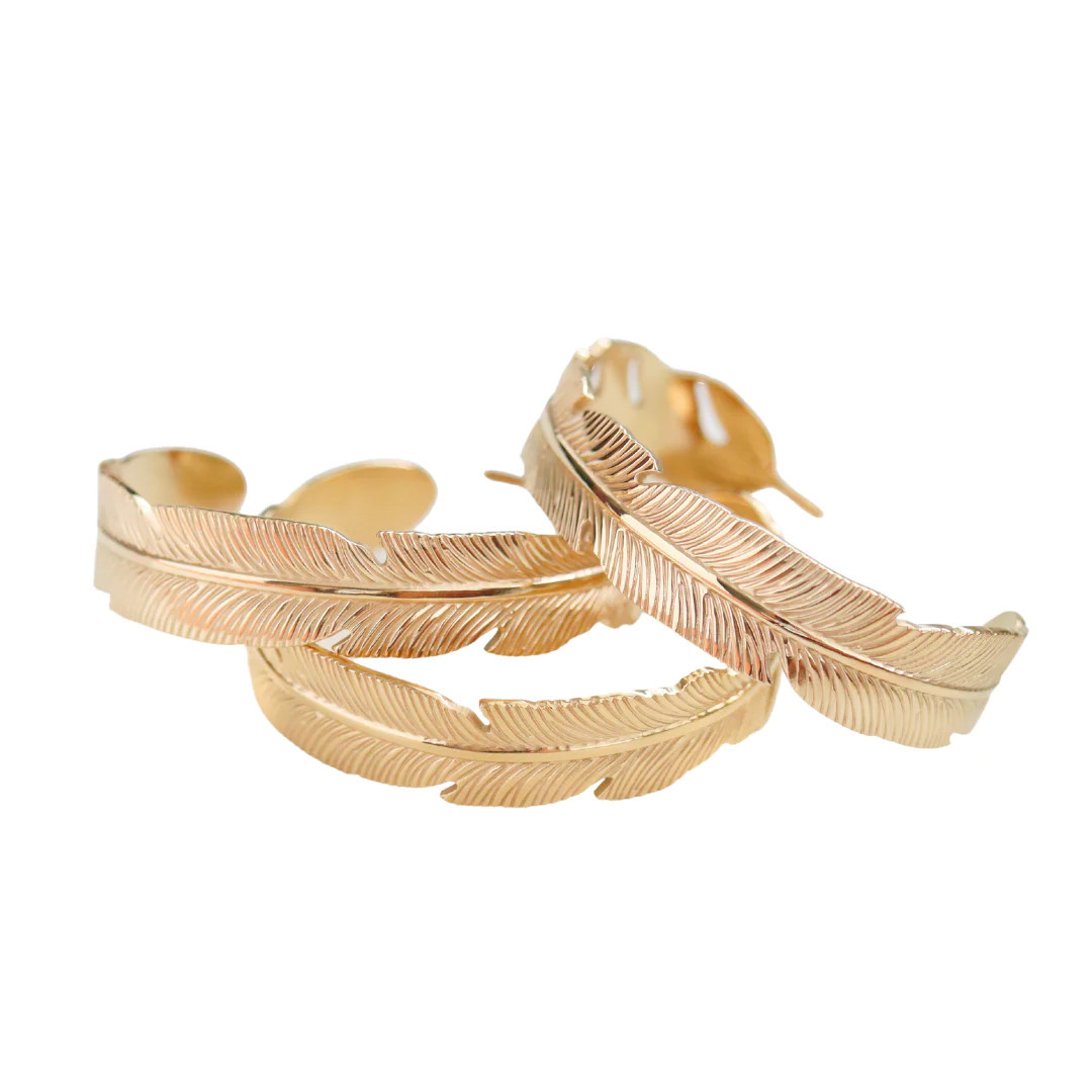 Feather Cuff Bracelet | Laura Cox Collection