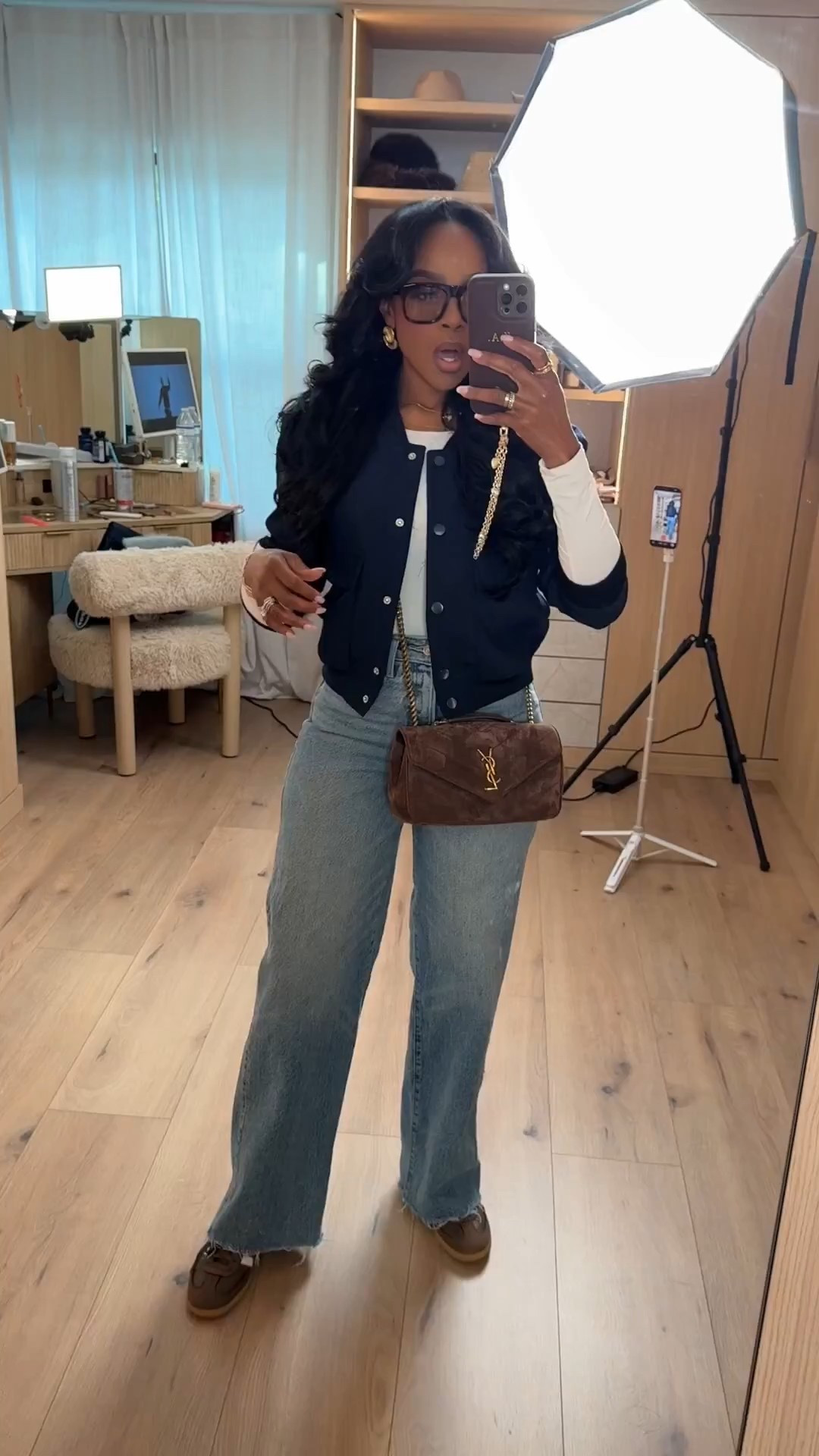 ✨ One Jacket, Endless Outfits

This jacket is a true wear-it-on-repeat staple. Styled casually here with denim, but just as easy to dress up, layer over dresses, or throw on for errands. When one piece flexes across this many looks, the cost per wear drops fast — this is exactly how I shop smarter long term and build a closet that actually works.

Perfect for:
• Everyday errands
• Casual meetings
• Travel days
• Off-duty weekends

📏 Sizing:
Jacket: Small
Top: Small
Jeans: 27 Long
Shoes: True to size

Measurements:
5’4” · 138 lbs · 34D · 27” waist · 40” hips

Tap to get details.

Capsule wardrobe staple styled multiple ways, cost-per-wear mindset, elevated casual outfits, long-term closet essentials, everyday layering piece.

Follow me on Instagram and YouTube @kirasfashionfinds

#LTKootd #LTKPetite