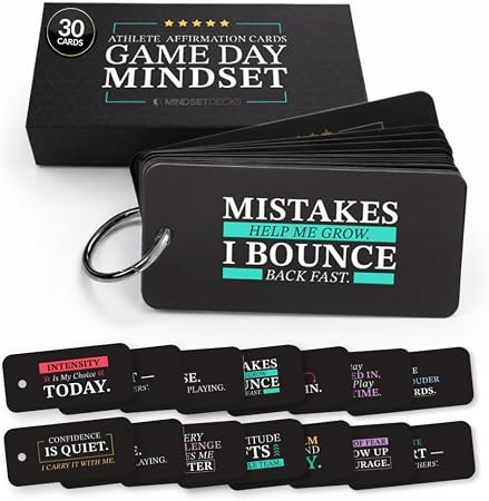Athlete Affirmation Cards – 30 Game Day Mindset Boosts for Athletes – Confidence, Focus & Men... | Amazon (US)