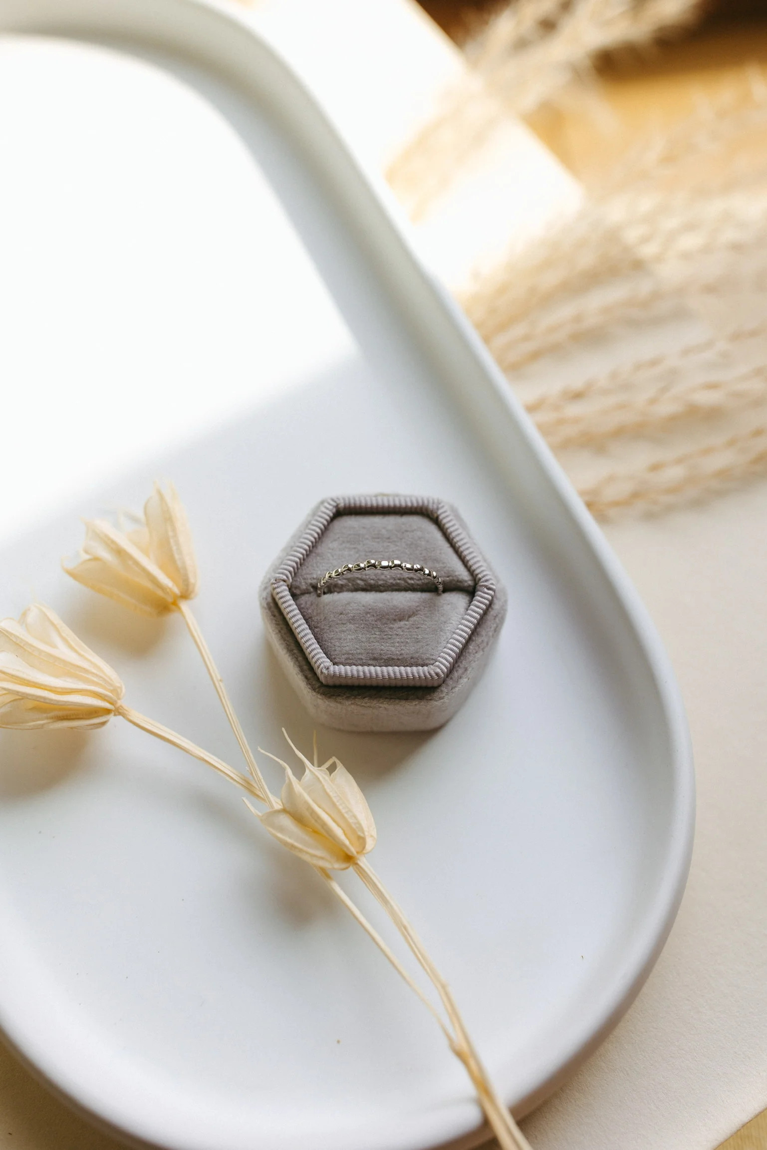 Silver Textured Ring | Kristina Cole Designs