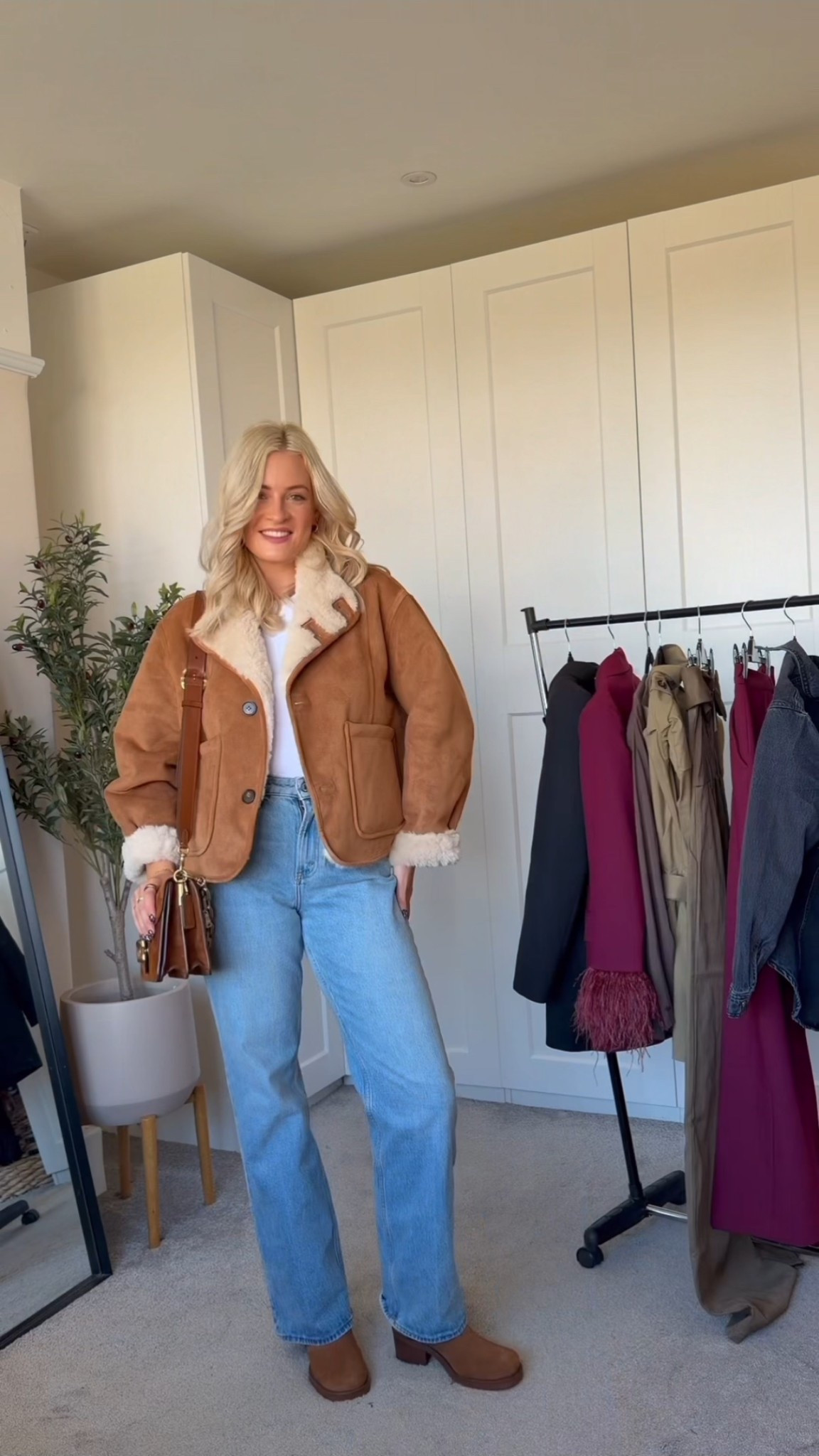 Zara reversible jacket!! The other side is a cream Teddy jacket 😍😍 wearing a M! 

Zara jacket, viral Zara jacket, suede jacket, Teddy jacket 

#LTKautumn #LTKeurope #LTKuk