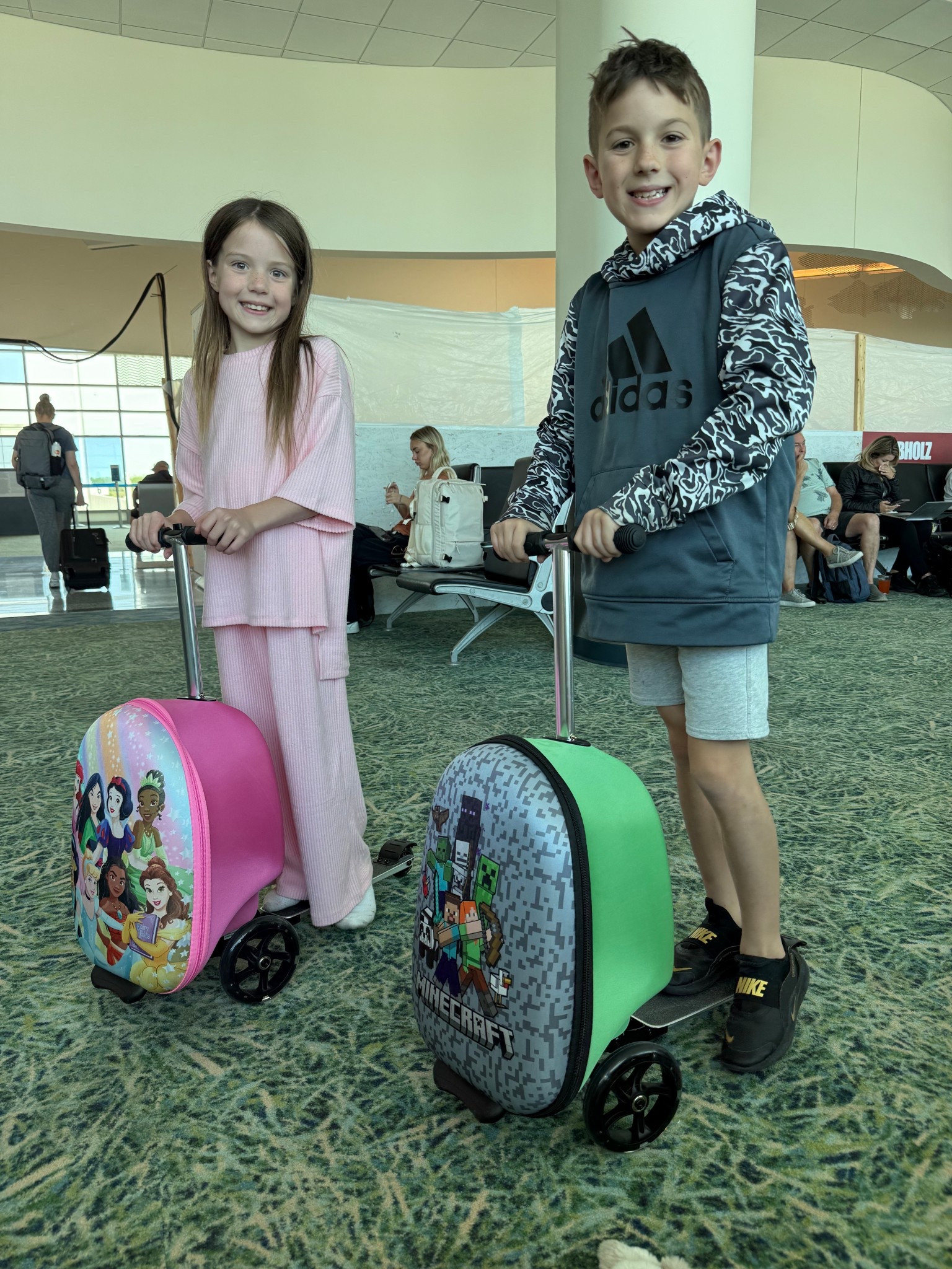 Scooter luggage for our plane ride to Arizona! 

#LTKdayinmylife #LTKTravel #LTKKids