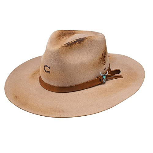 Charlie 1 Horse Tan Lakota 3 1/2" Brim Fashion Hat Tan L | Amazon (US)
