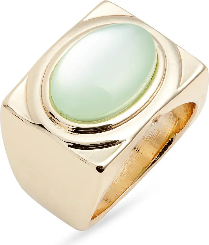 Wide Oval Resin Signet Ring | Nordstrom