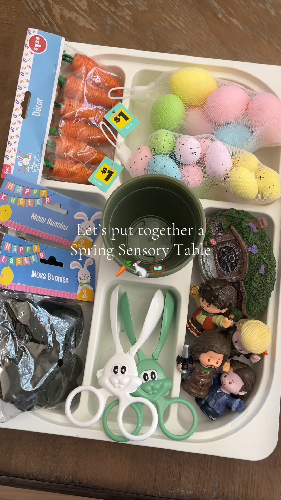 Put together this spring sensory table for my kids, and it’s also perfect for Easter! Most supplies are from dollar tree so I’ll link what I can and add some similar options as well. 

#LTKSeasonal #LTKKids #LTKmomlife