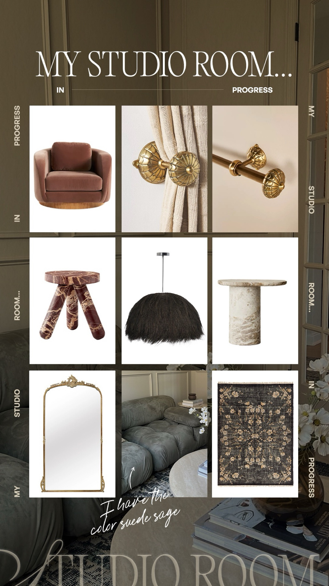 Furniture that I have in my filming room🤎 love how it’s coming together #home #decor #furniture 

#LTKStyleTip #LTKHome