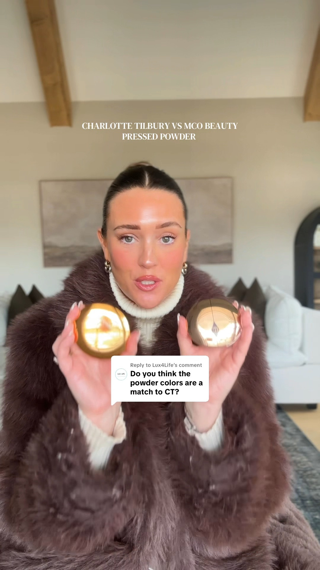 Charlotte Tilbury VS MCO Beauty pressed setting powder 

#LTKBeauty #LTKgrwm