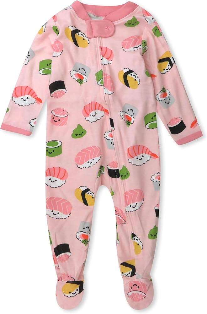 HonestBaby baby-girls Sleep & Play Footed One-piece Pajama Sleeper 100% Organic Cotton, Baby Girl... | Amazon (US)