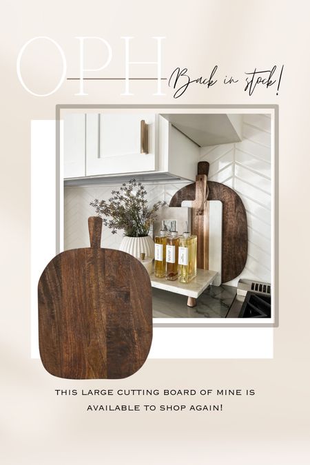 A favor from my home, this cutting board is back in stock!

Kitchen styling, charcuterie board, cheese board, entertaining essentials, modern kitchen

#LTKhome #LTKfindsunder50 #LTKstyletip