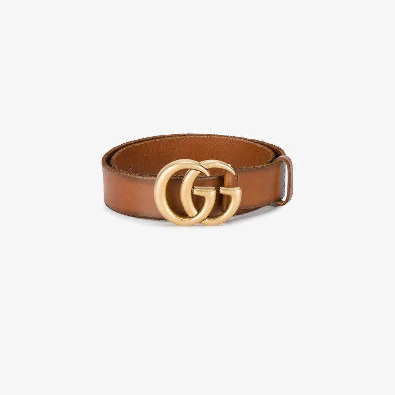 Gucci double G embossed dragon belt | Browns Fashion