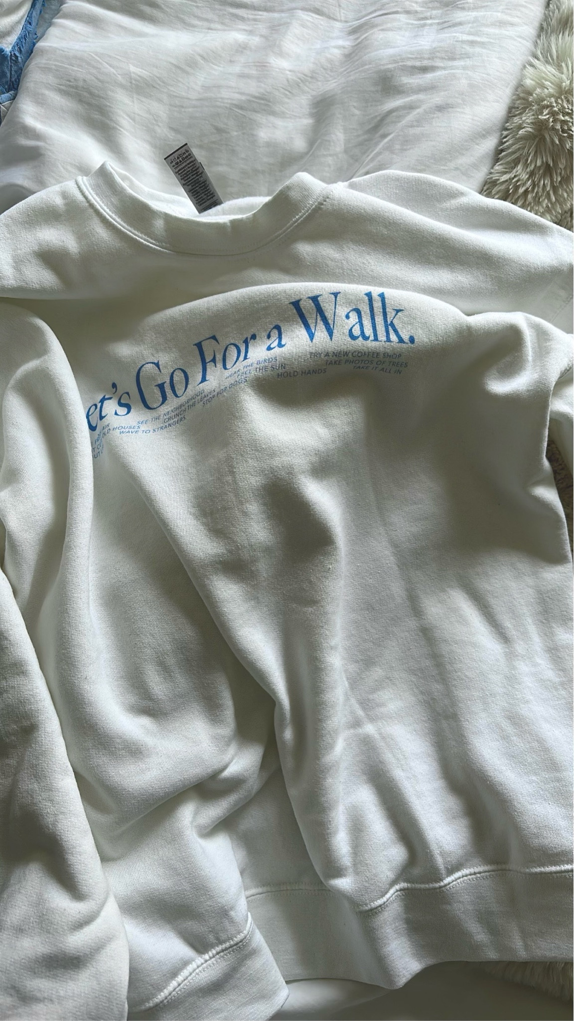 “Let’s Go For A Walk” oversized crewneck sweatshirt. Sized up to a large to make it super oversized 


#LTKstyletip #LTKSeasonal #LTKunder50