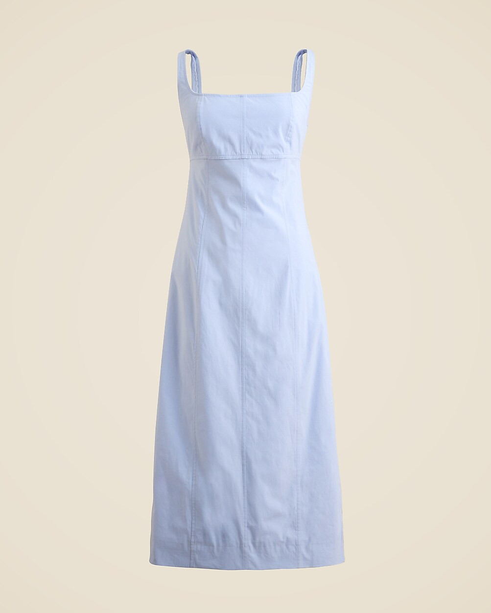 Squareneck seamed midi dress | J. Crew US