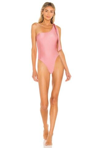 Tularosa Serena One Piece in Rosewood Pink from Revolve.com | Revolve Clothing (Global)