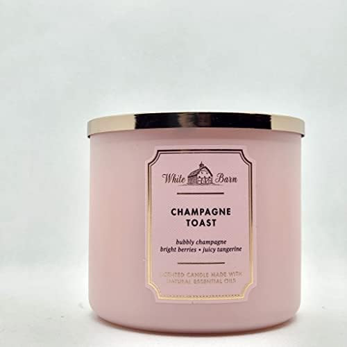 Bath & Body Works, White Barn 3-Wick Candle w/Essential Oils - 14.5 oz - New Core Scents! (Champa... | Amazon (US)