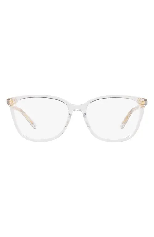 Michael Kors 55m Cat Eye Optical Glasses in Clear at Nordstrom | Nordstrom