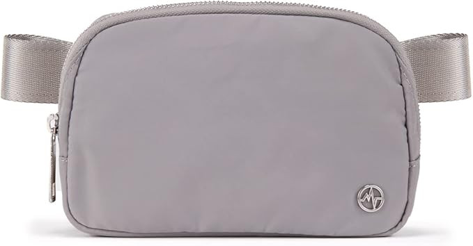 Pander Belt Bag for Women, Fashion Waist Packs, Crossbody Bags with Adjustable Strap (Light Grey)... | Amazon (US)
