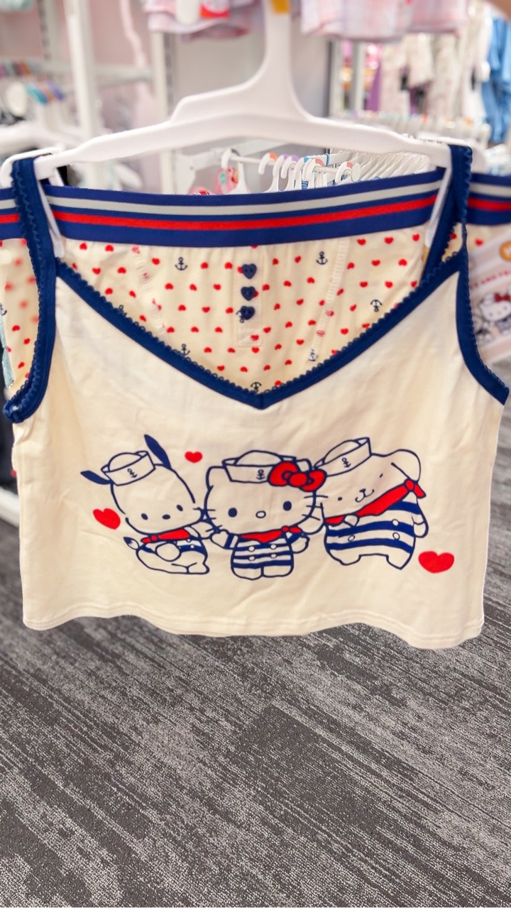 New Hello Kitty 2 piece set! The sailor vibe is so cute!

#target #hellokittyfinds #targetstyle #targetfinds #targetmusthaves